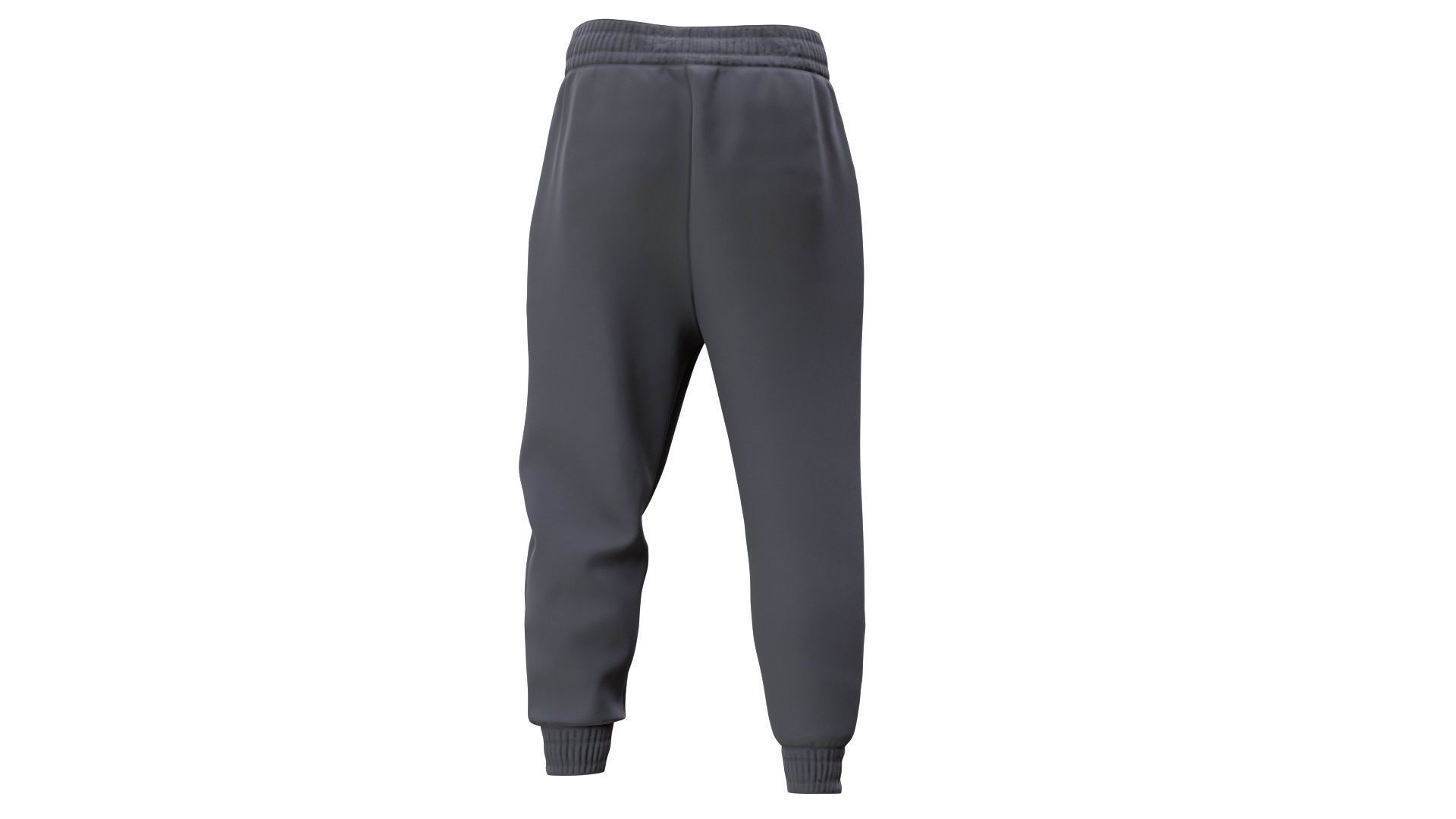 Pants Low-poly 3D model_8