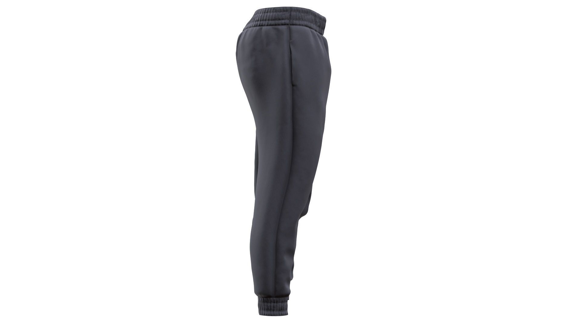 Pants Low-poly 3D model_6