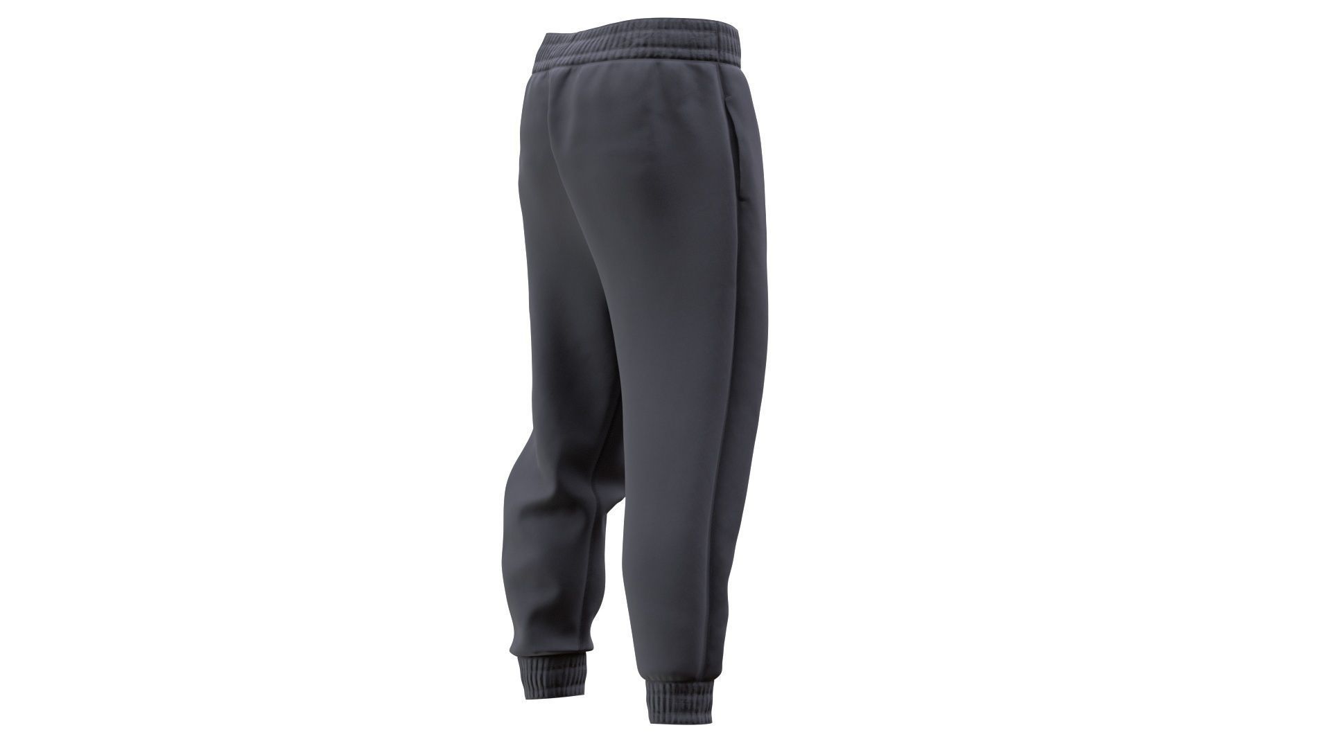 Pants Low-poly 3D model_7