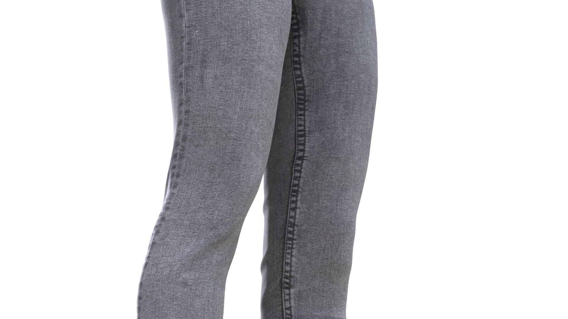 Jeans Low-poly 3D model_10