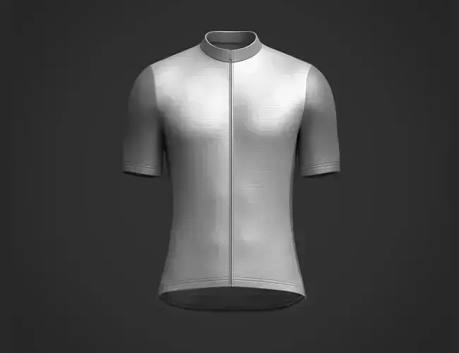 Mens Half Sleeve Cycling Jersey 3d Model