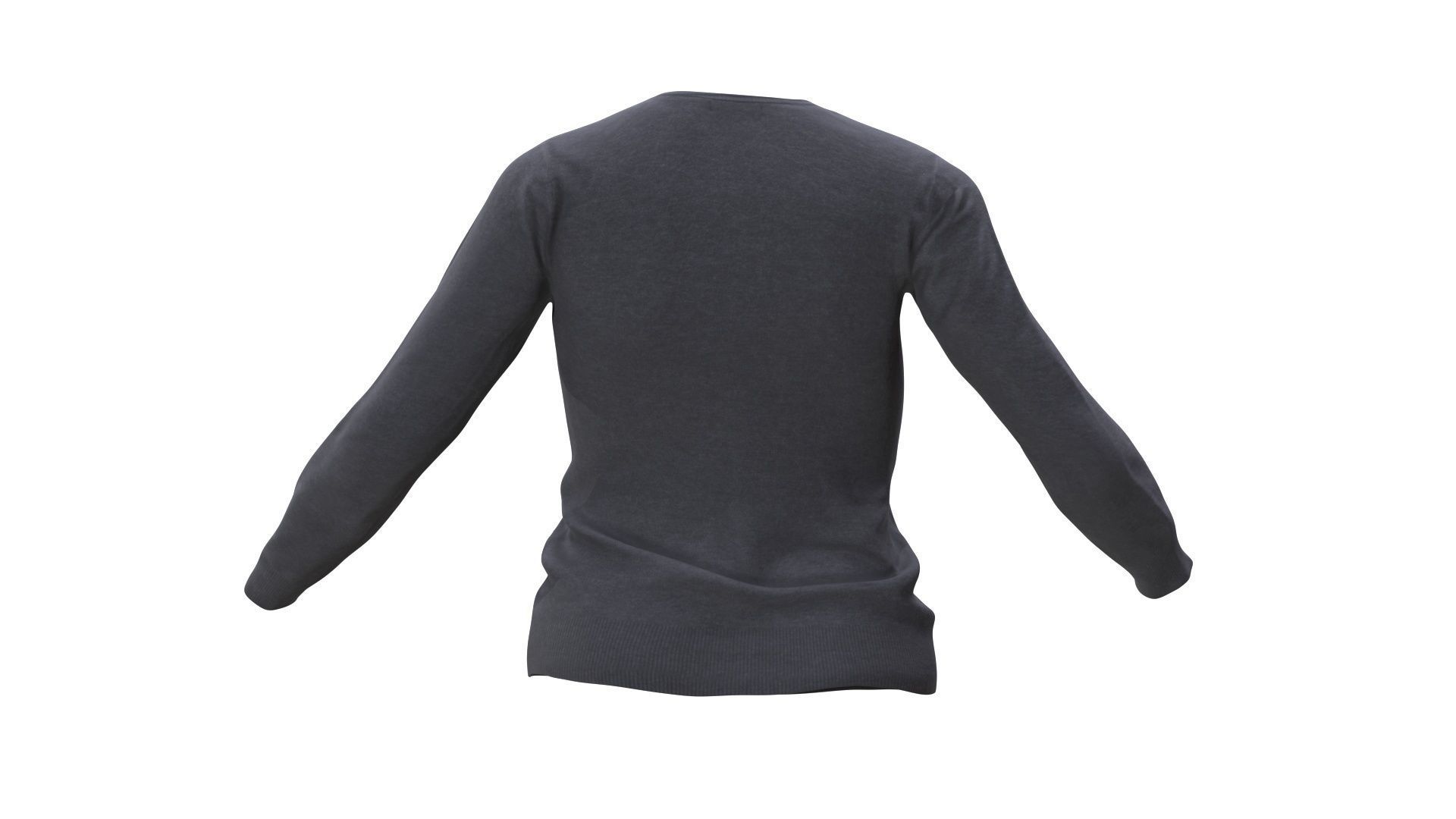 Sweater Low-poly 3D model_7