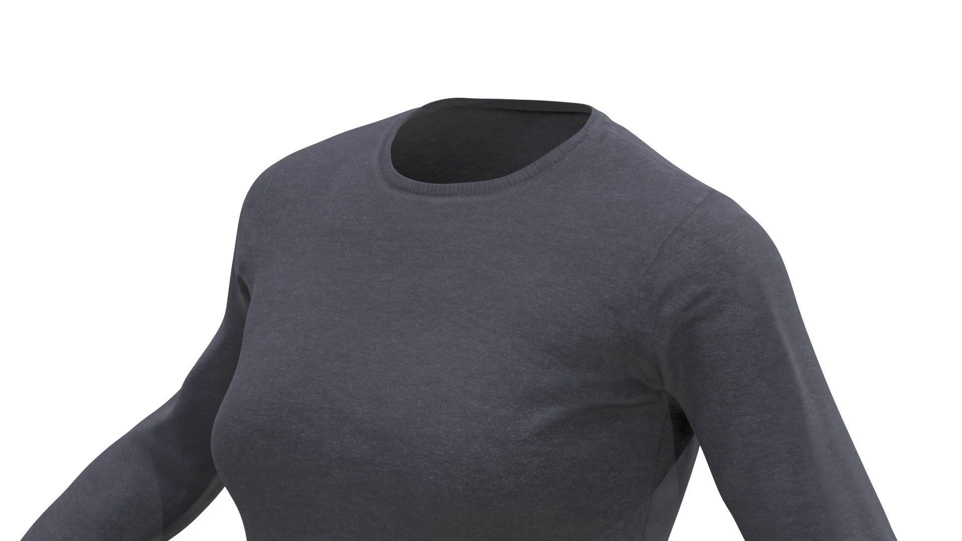 Sweater Low-poly 3D model_10