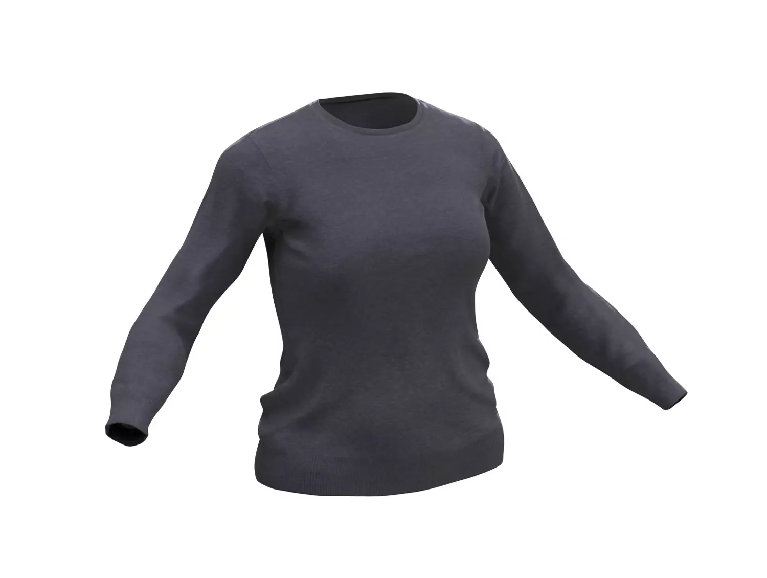 Sweater Low-poly 3D model_0