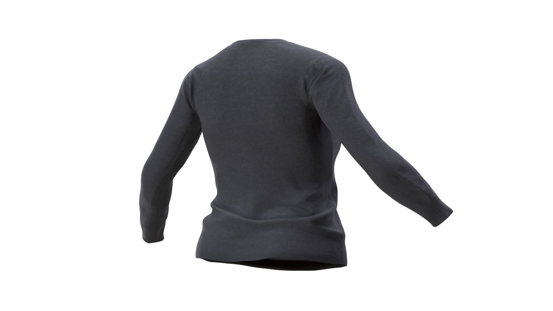 Sweater Low-poly 3D model_5