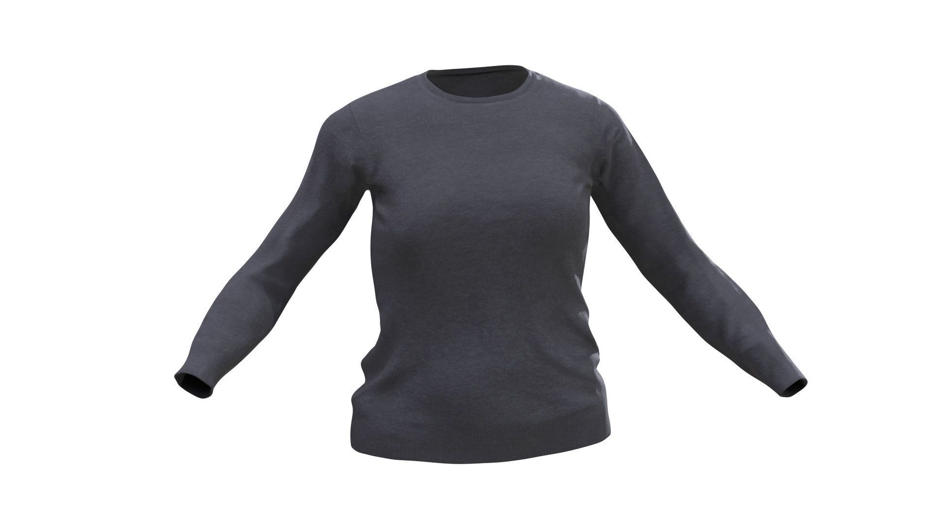 Sweater Low-poly 3D model_6