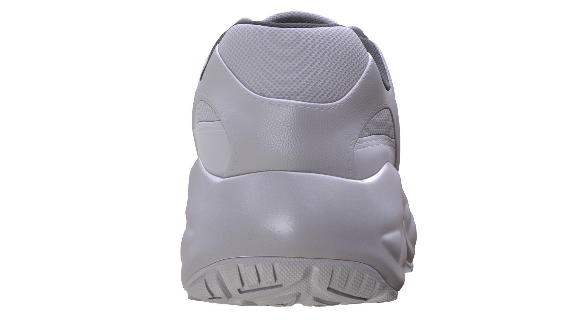 Sneakers Low-poly 3D model_7