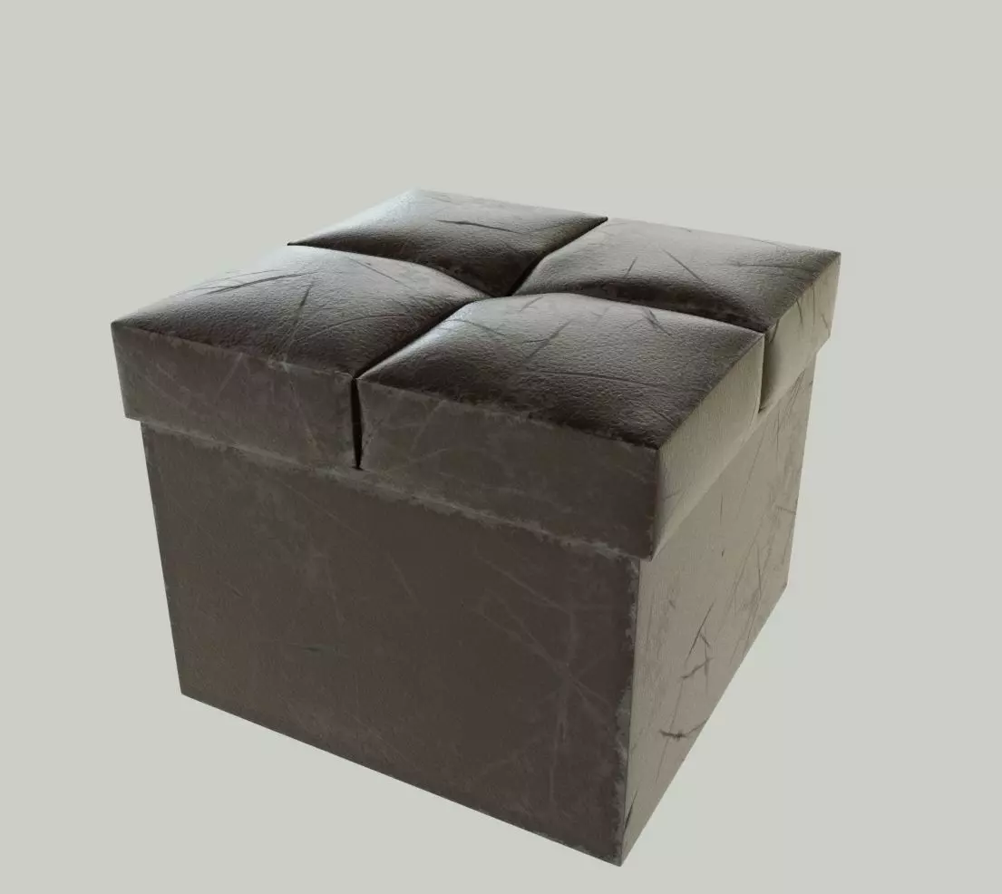 armchair Low-poly 3D model