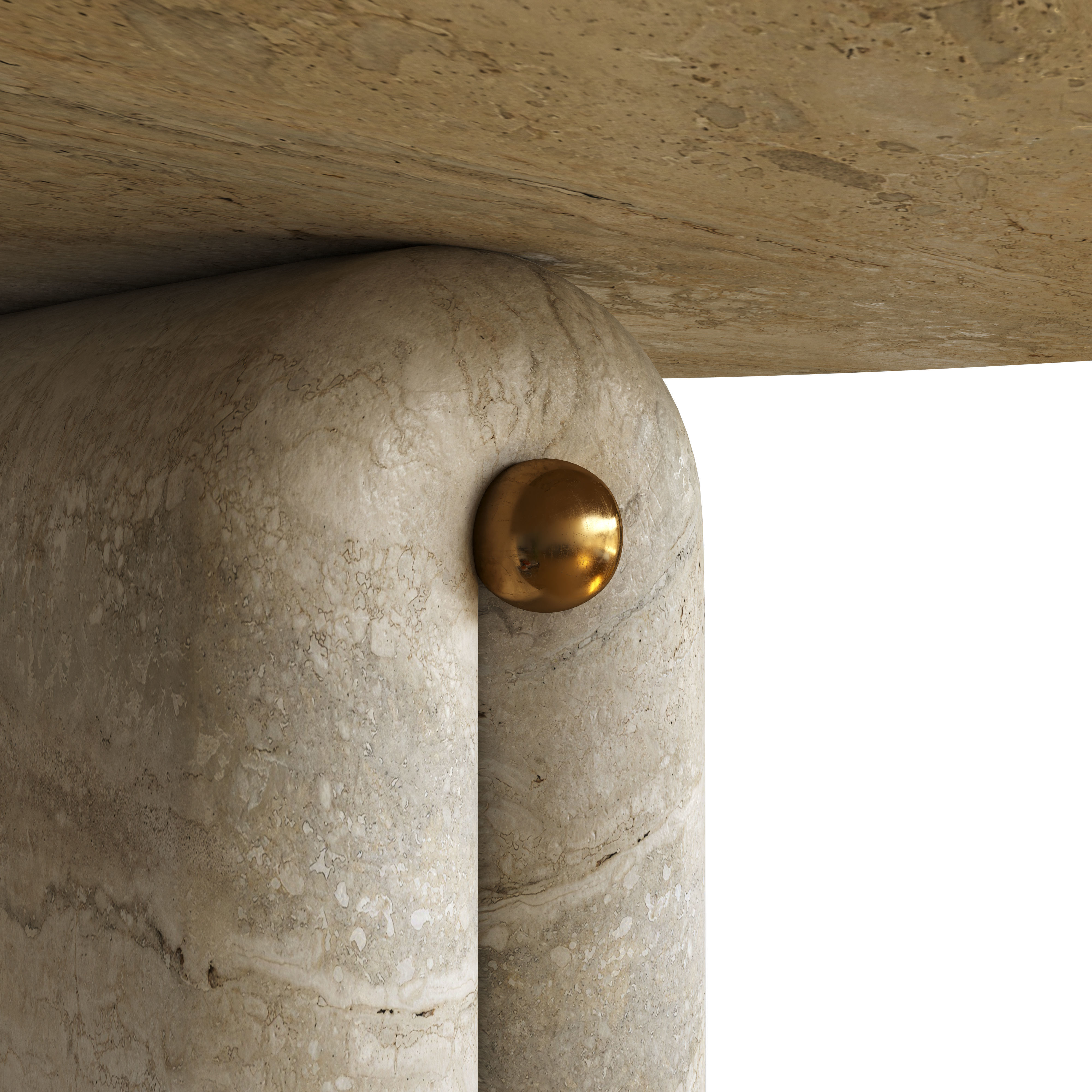 Pearl Dining Table 3D model_2