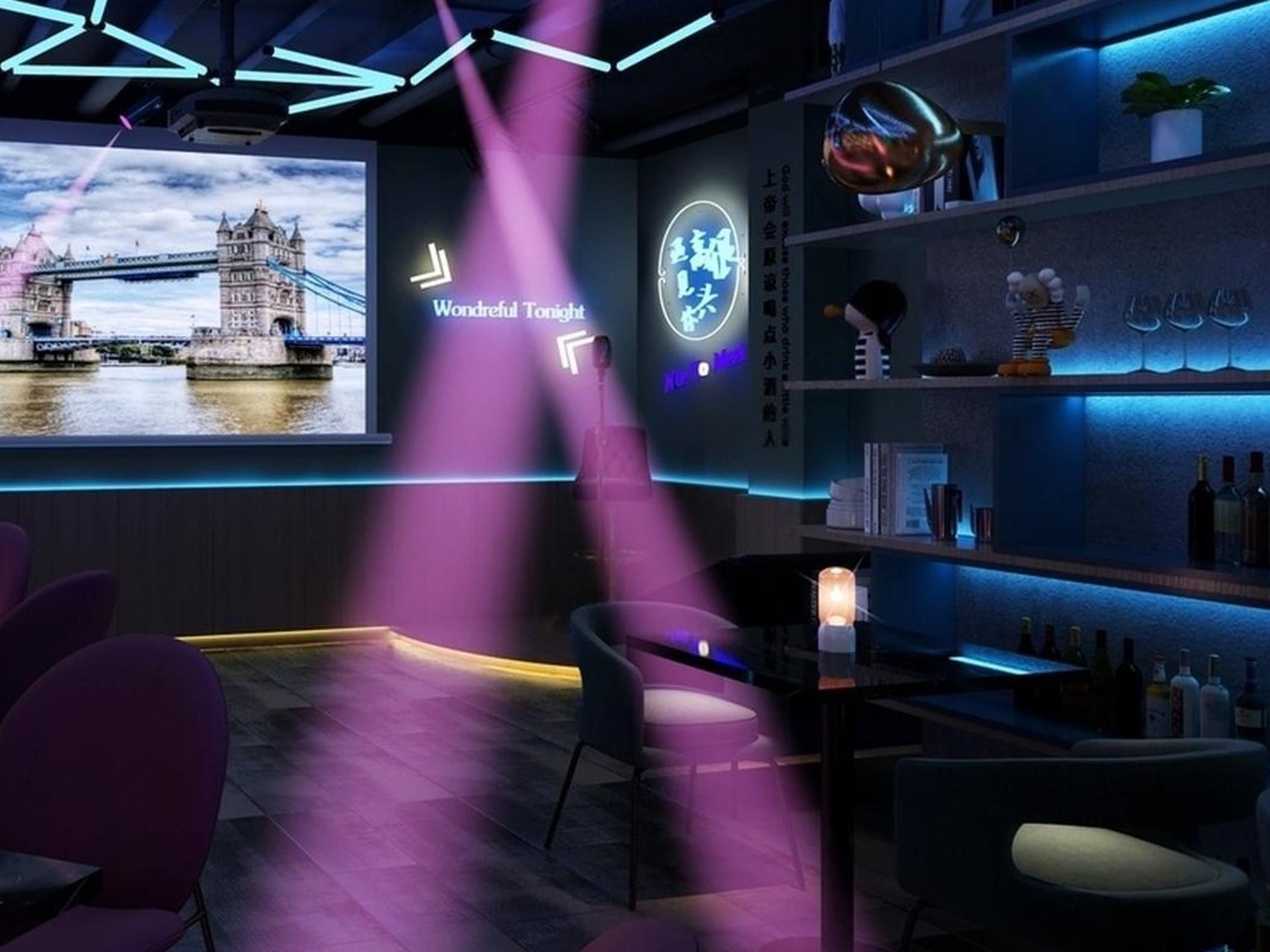 Leisure Modern bar Bar entertainment 3D model_2