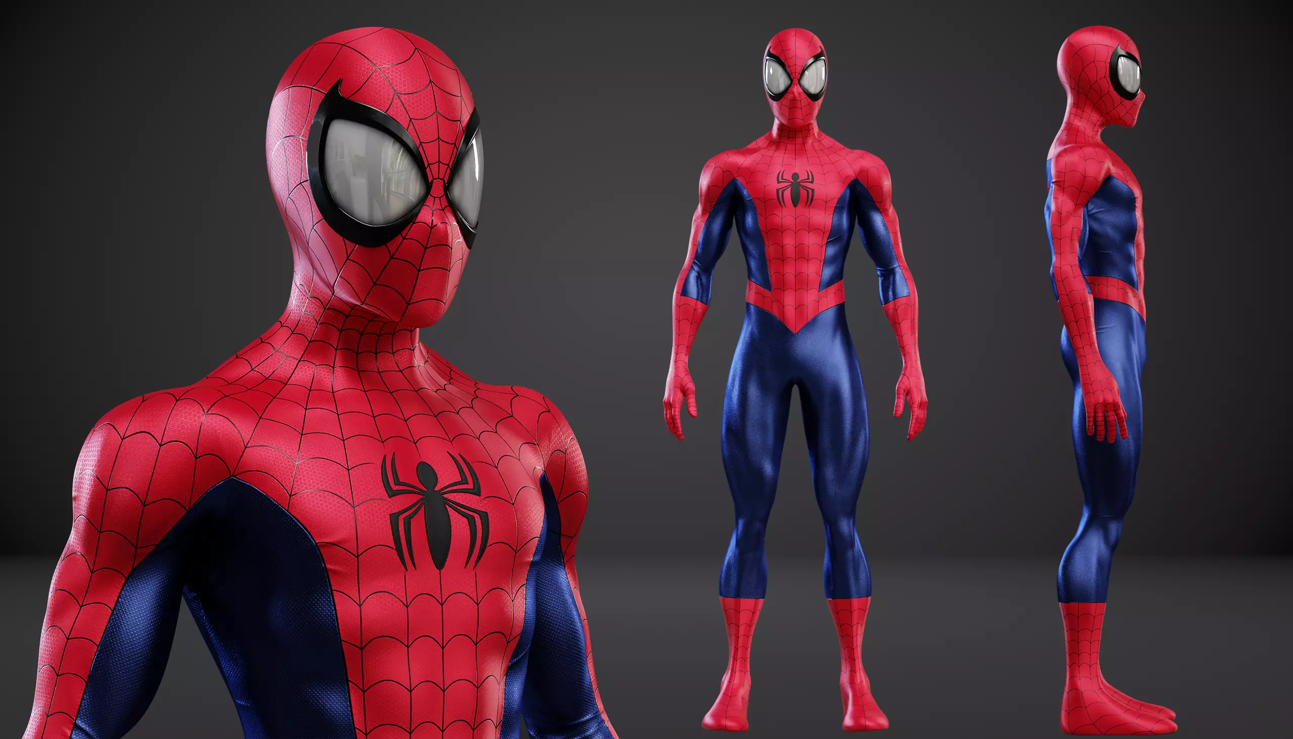 Hyperreal Ultimate Spider-Man Model Low-poly 3D model_0