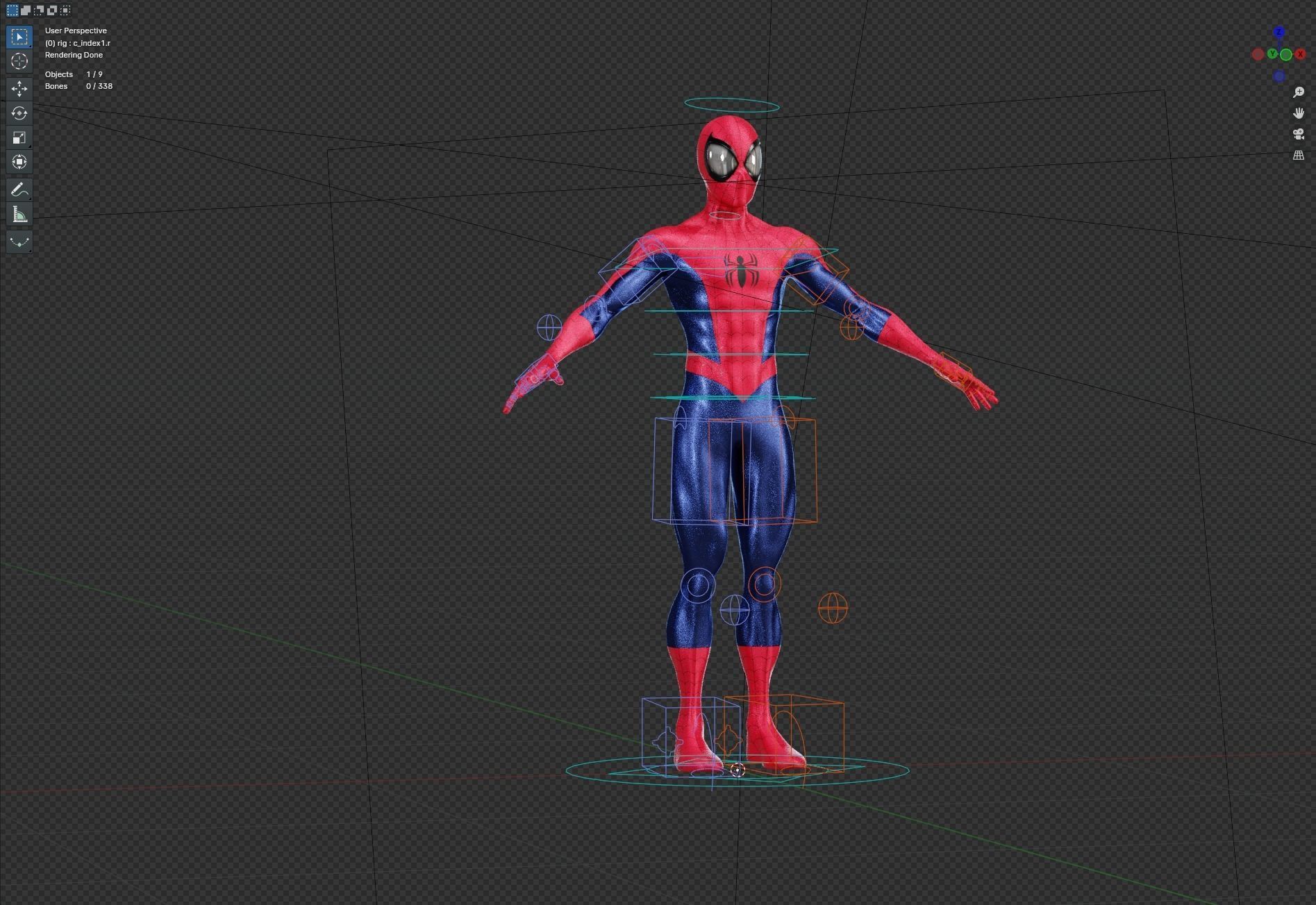 Hyperreal Ultimate Spider-Man Model Low-poly 3D model_6