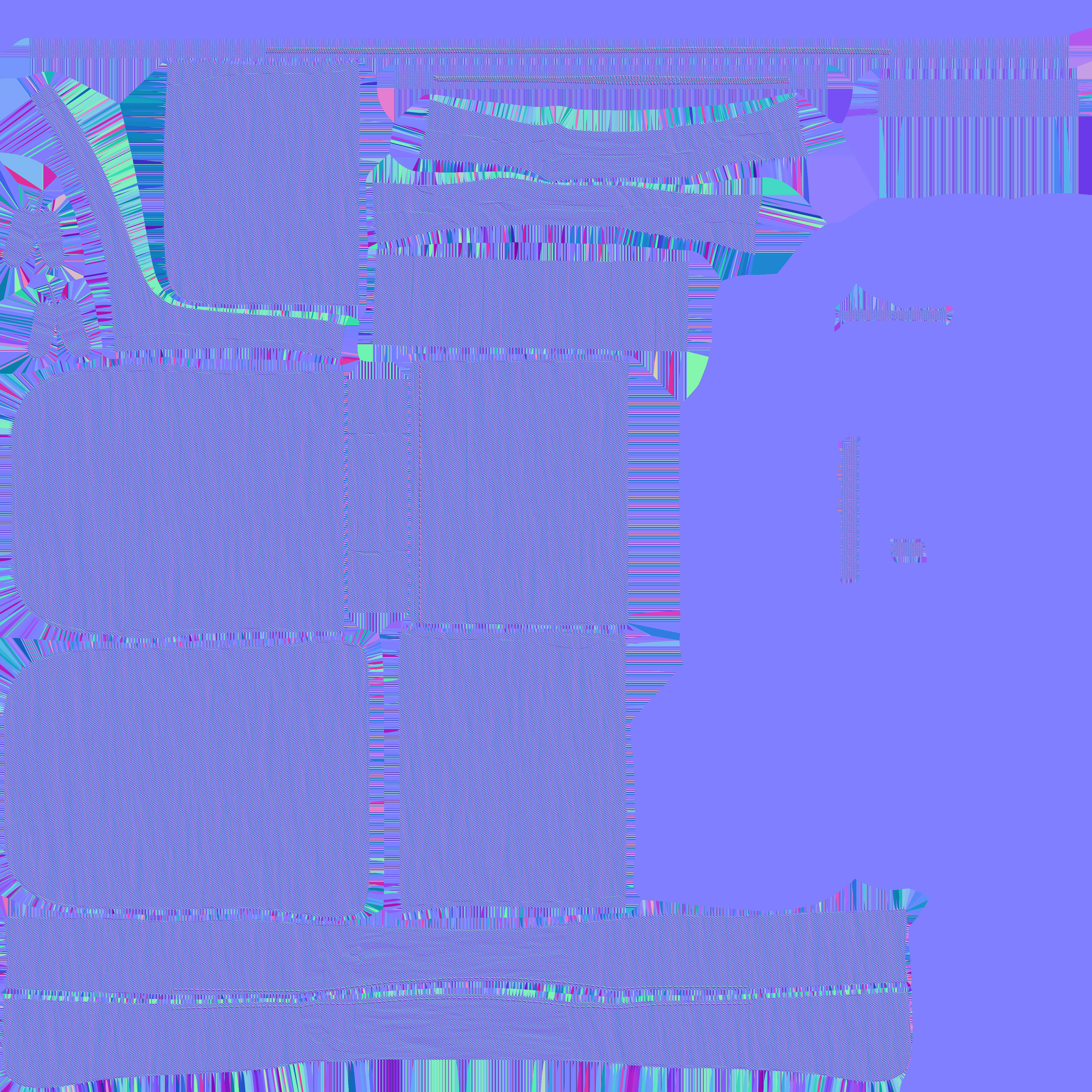 Fashionable Travel Bag Low-poly 3D model_28