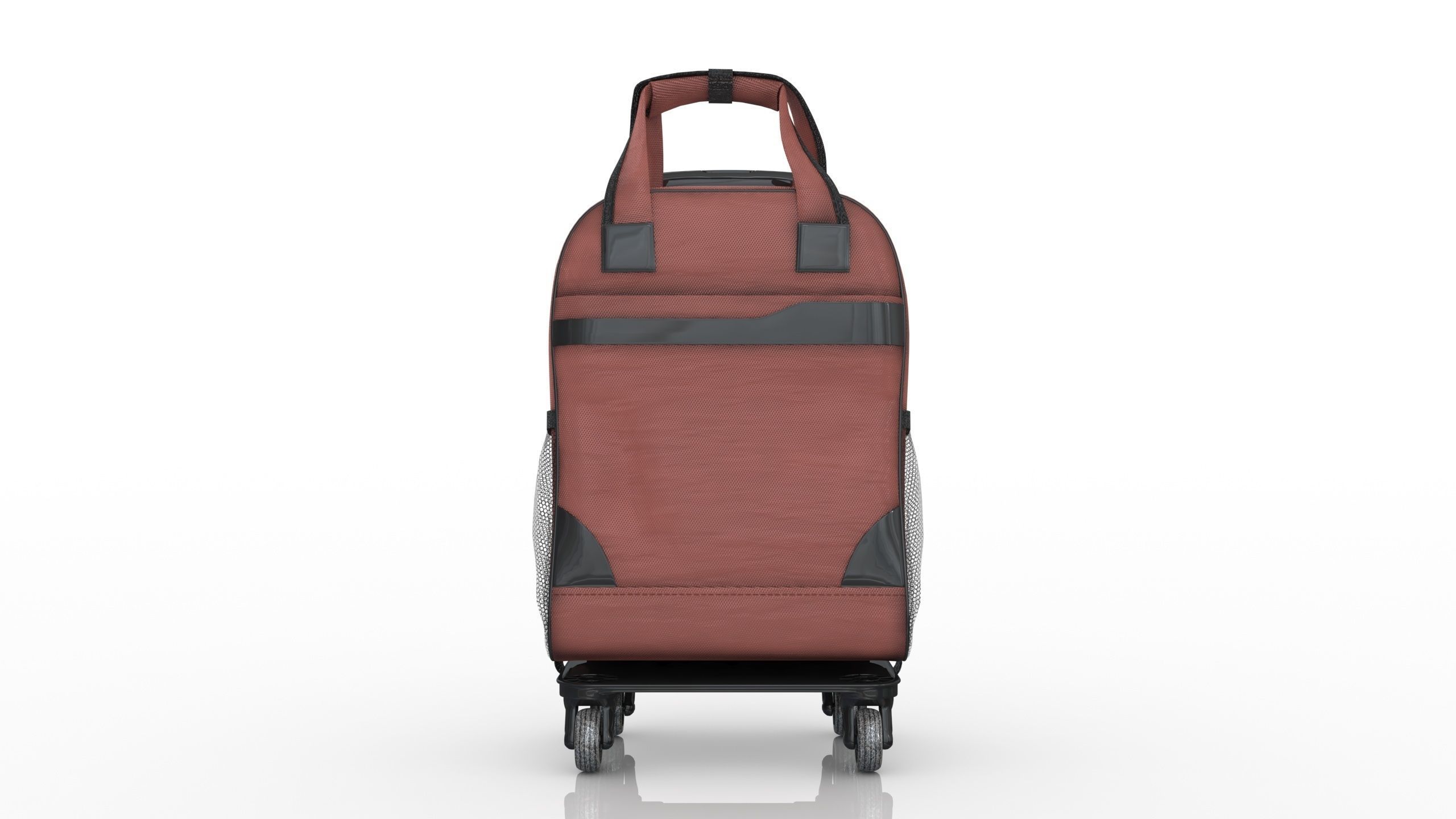 Fashionable Travel Bag Low-poly 3D model_1