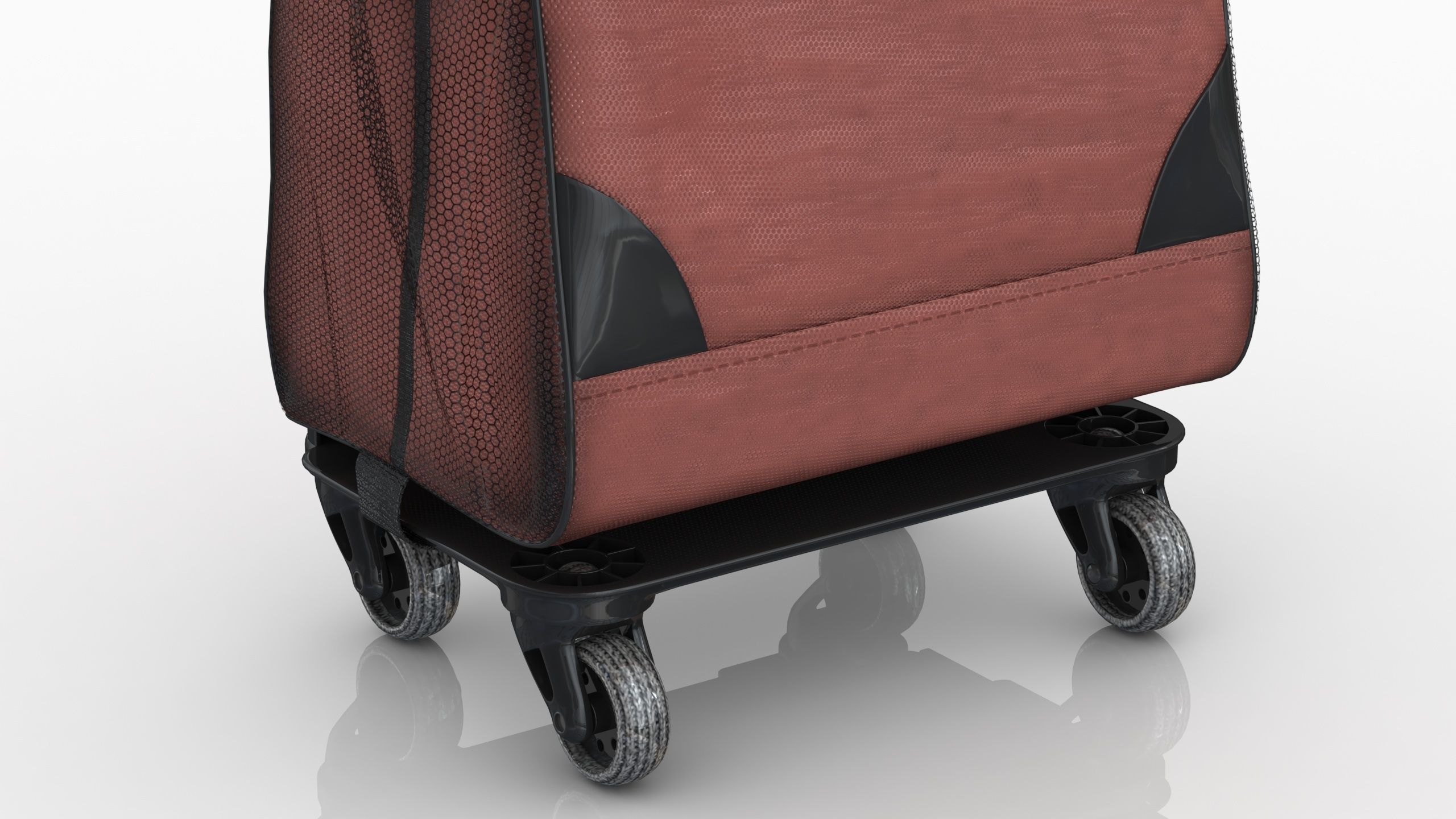 Fashionable Travel Bag Low-poly 3D model_5