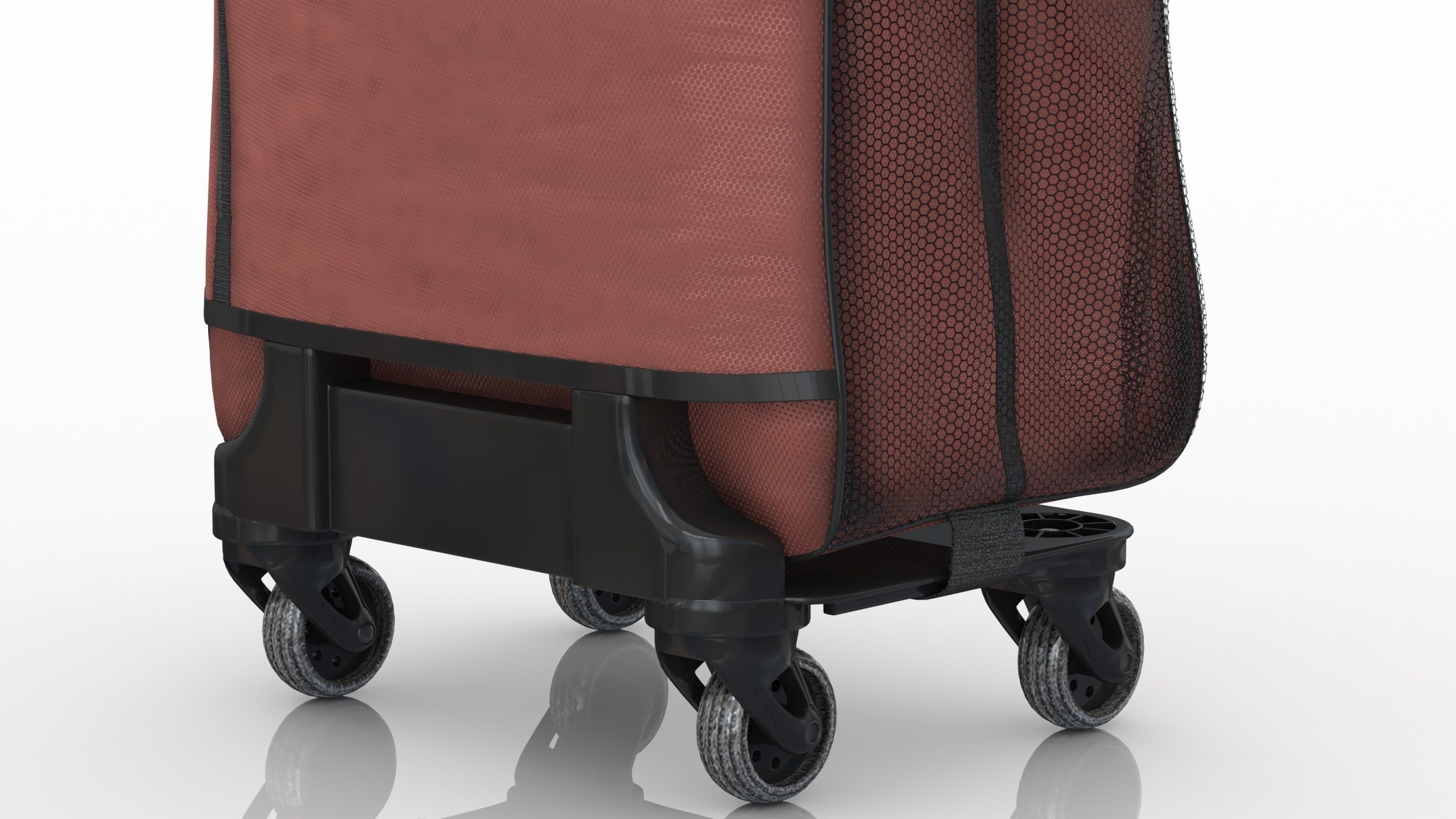 Fashionable Travel Bag Low-poly 3D model_6