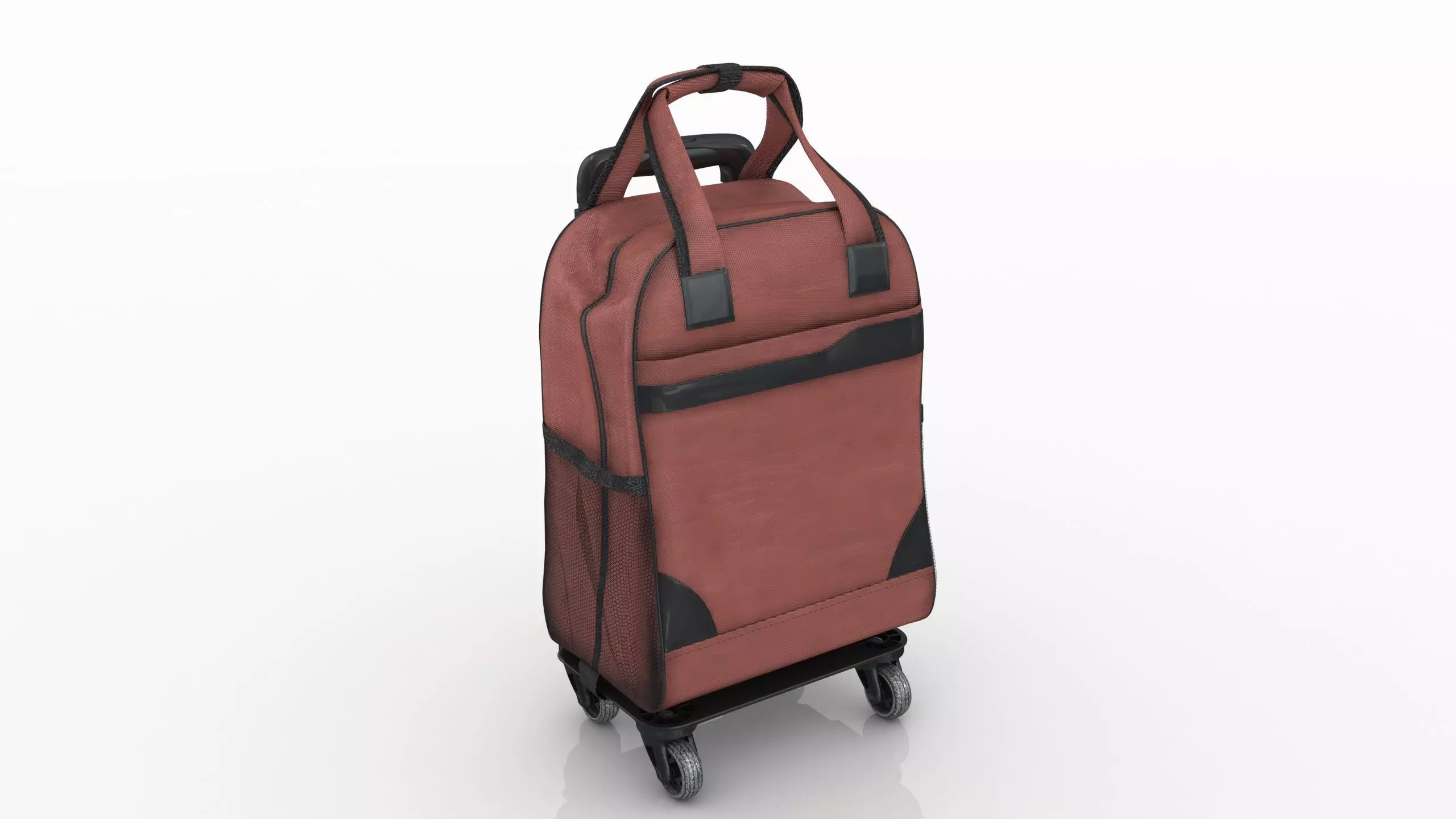 Fashionable Travel Bag Low-poly 3D model_0