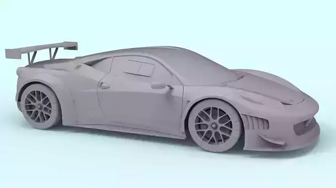FERRARI 458 GT3 PRINTABLE CAR