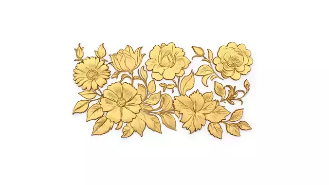 Classic carved decor ornament 414