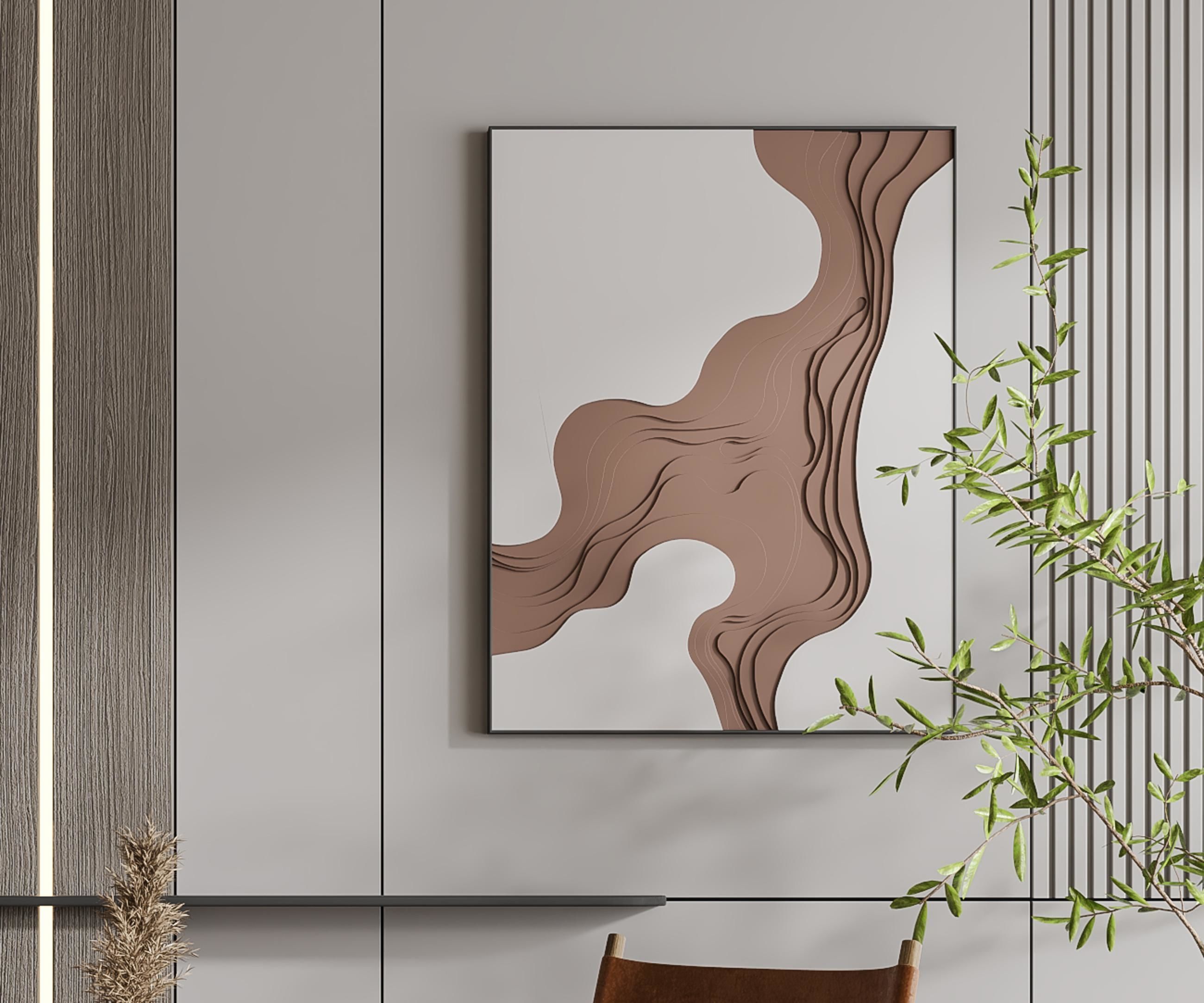 leisure chair Modern 3D model_1