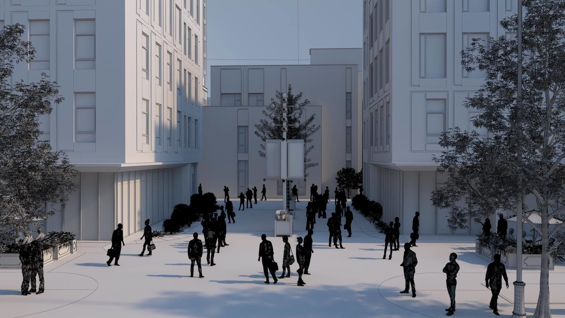 Architectural animation shots 3D model_7