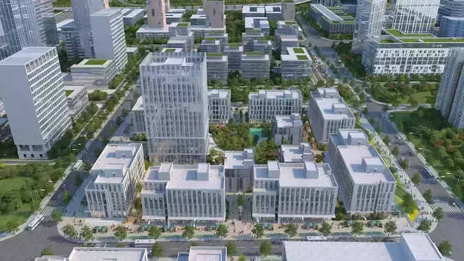 Architectural animation shots 3D model