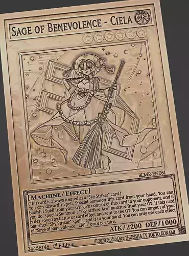 sage of benevolence - ciela - yugioh 3D print model