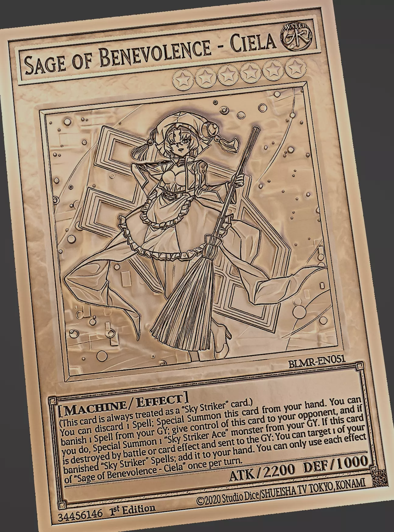 sage of benevolence - ciela - yugioh 3D print model