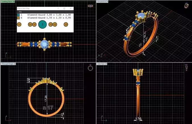 anel aparador para fazer borracha