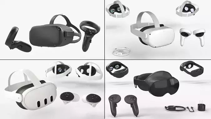  Full Meta Quest VR Collection 3D model