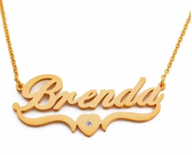 Brenda Name Necklace 3D print model