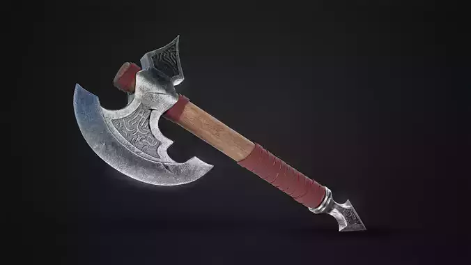  axe 3d  model 