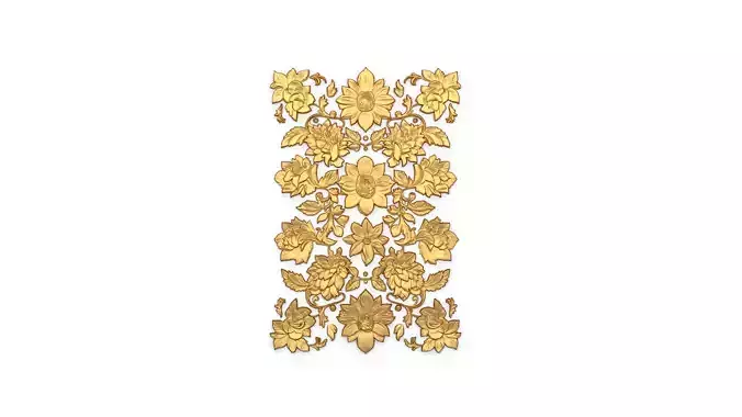 Classic carved decor ornament 415