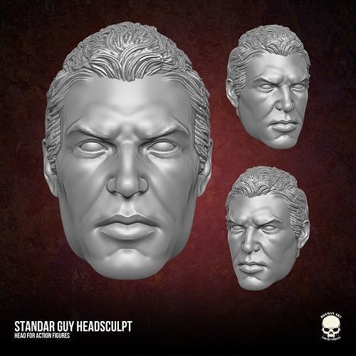 Standar Guy 3D printable files for Action Figures Free 3D print model