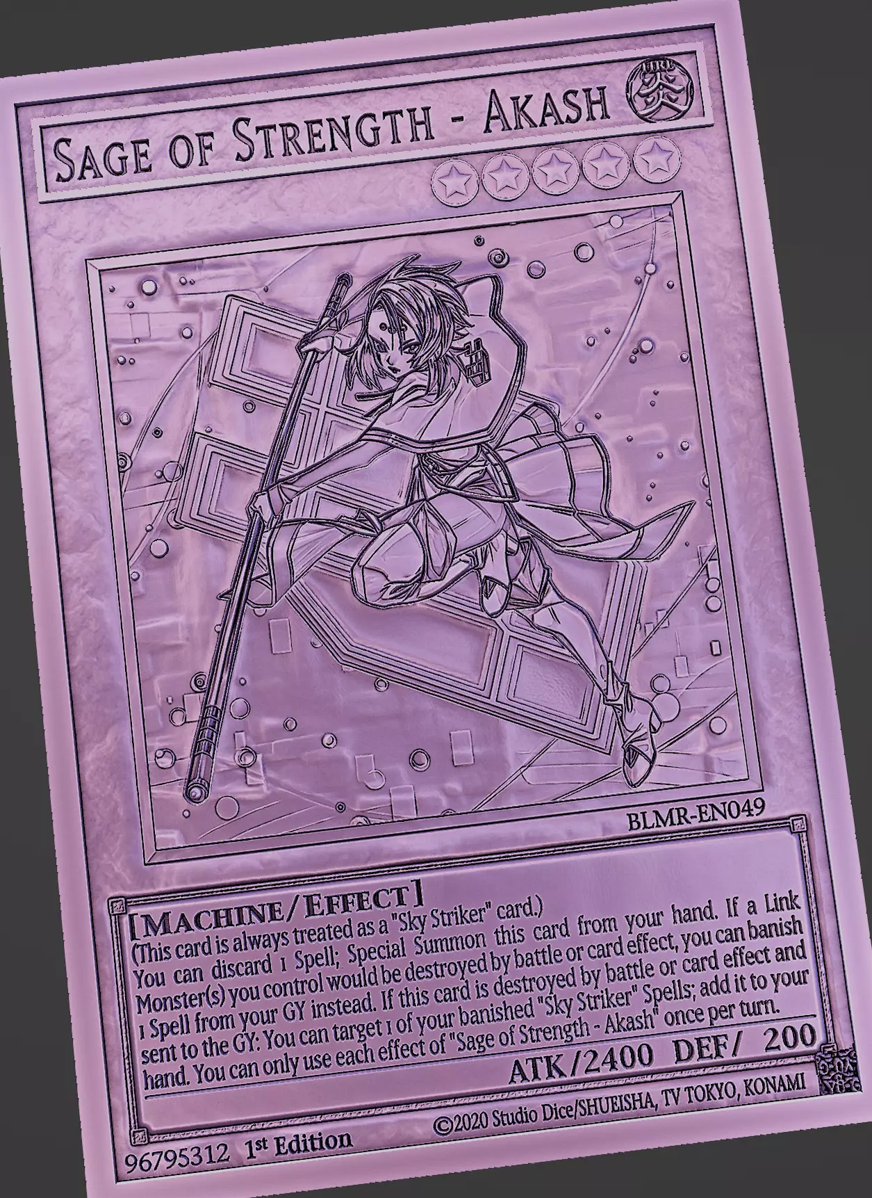 SAGE OF STRENGTH - AKASH - YUGIOH 3D print model