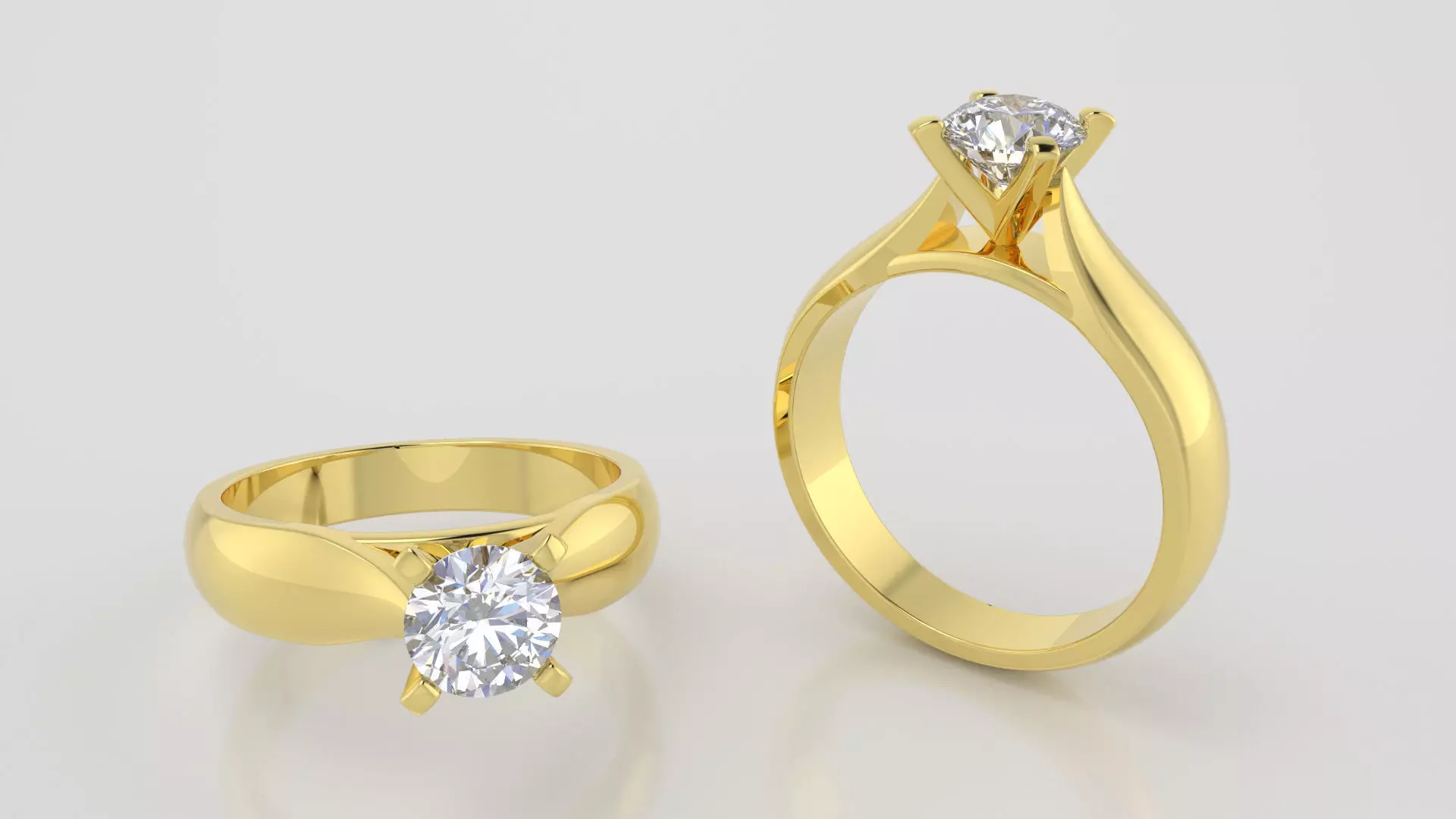 Round 0-75-CT Quarter Round Profile Shank Width 3-5mm 3D print model_0