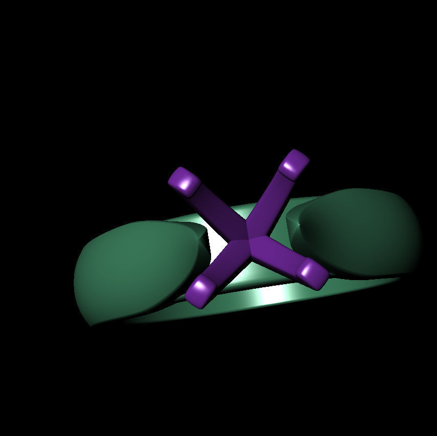Round 0-75-CT Quarter Round Profile Shank Width 3-5mm 3D print model_11