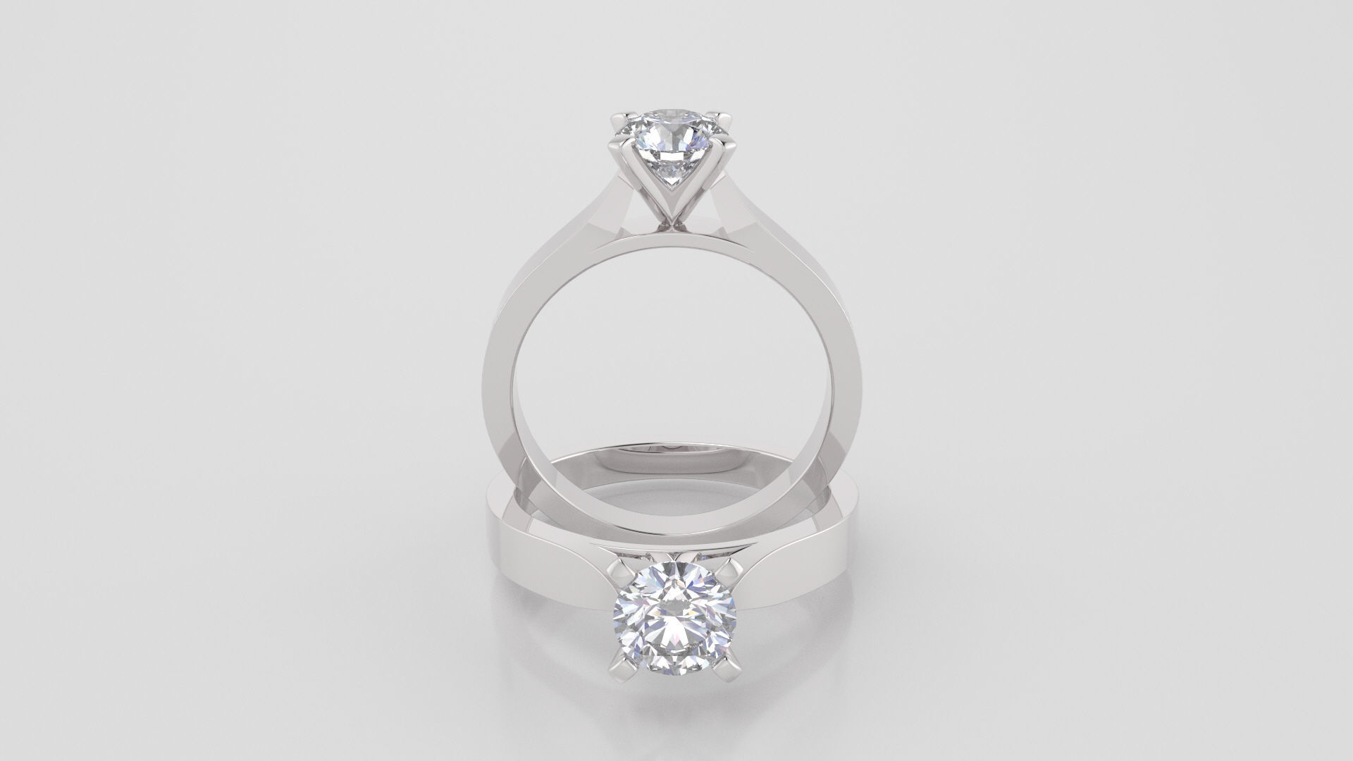 Round 0-75-CT Flat Profile Round Shank Width 2-4mm 3D print model_2