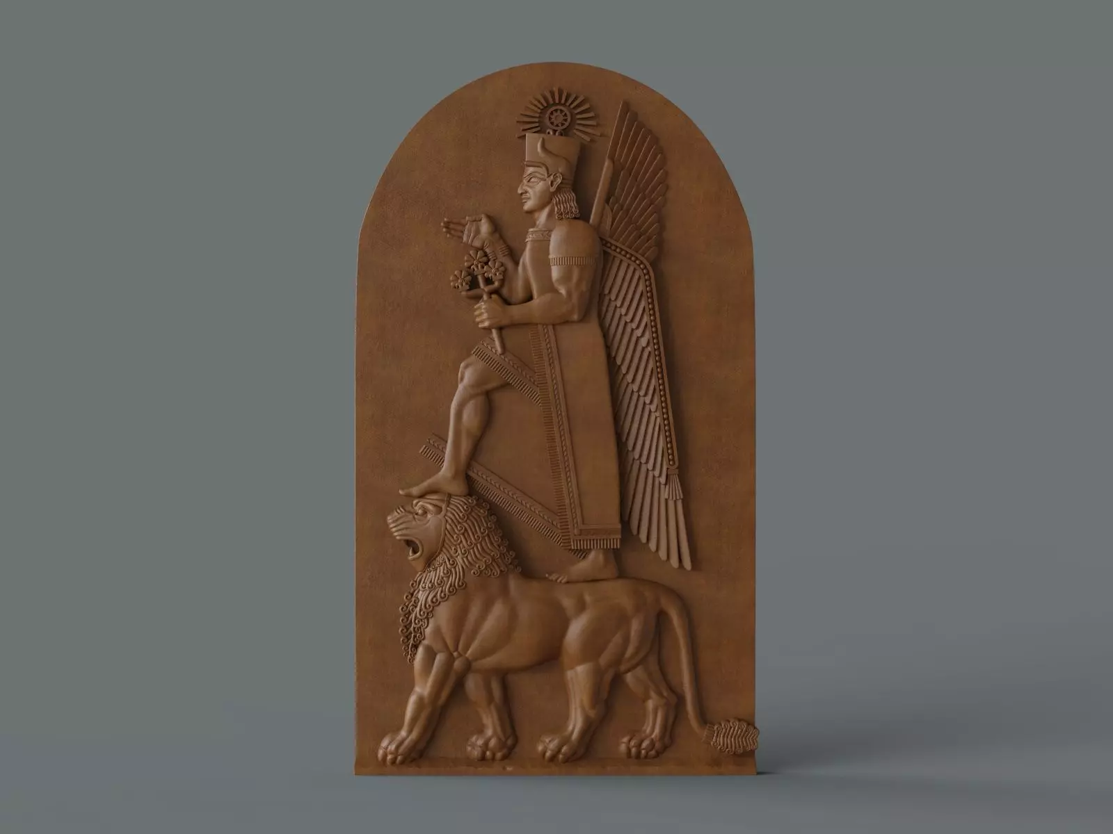 Bas Relief of Haldi 3D print model
