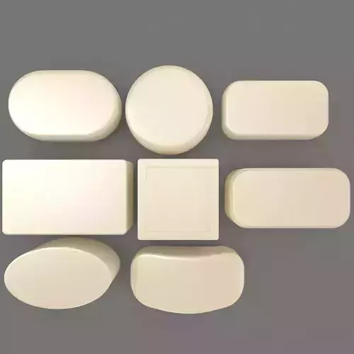 Soaps Set 3D model