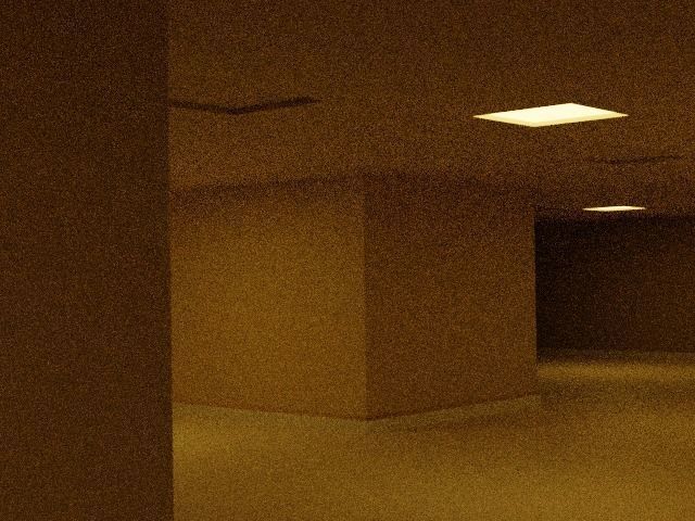 Escape to the Backrooms Low-poly 3D model_3