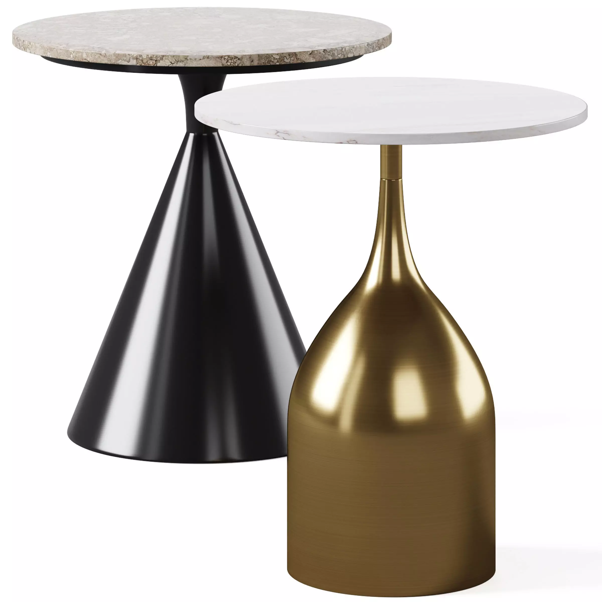 Side Table Rita Nube Tulip by Kare design 3D model