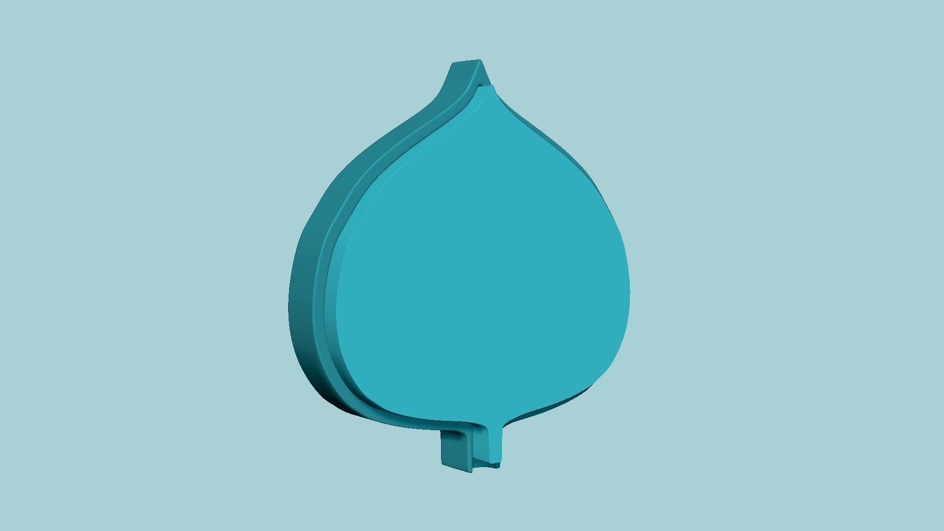 Quaking Aspen Leaf - Molding Artificial EVA Craft 3D print model_5