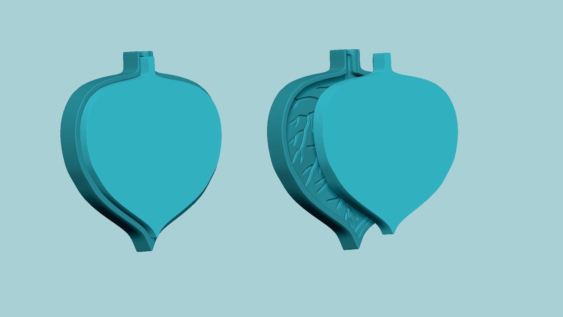 Quaking Aspen Leaf - Molding Artificial EVA Craft 3D print model_7