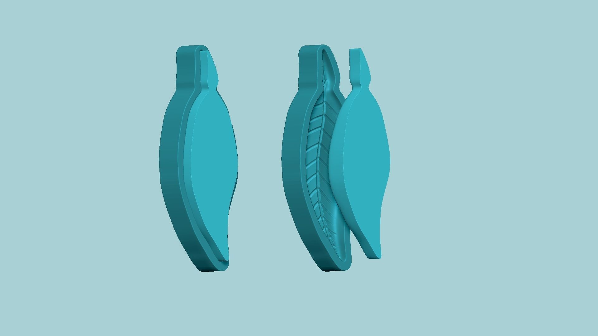 Bitter Orange Leaf - Molding Artificial EVA Craft 3D print model_7