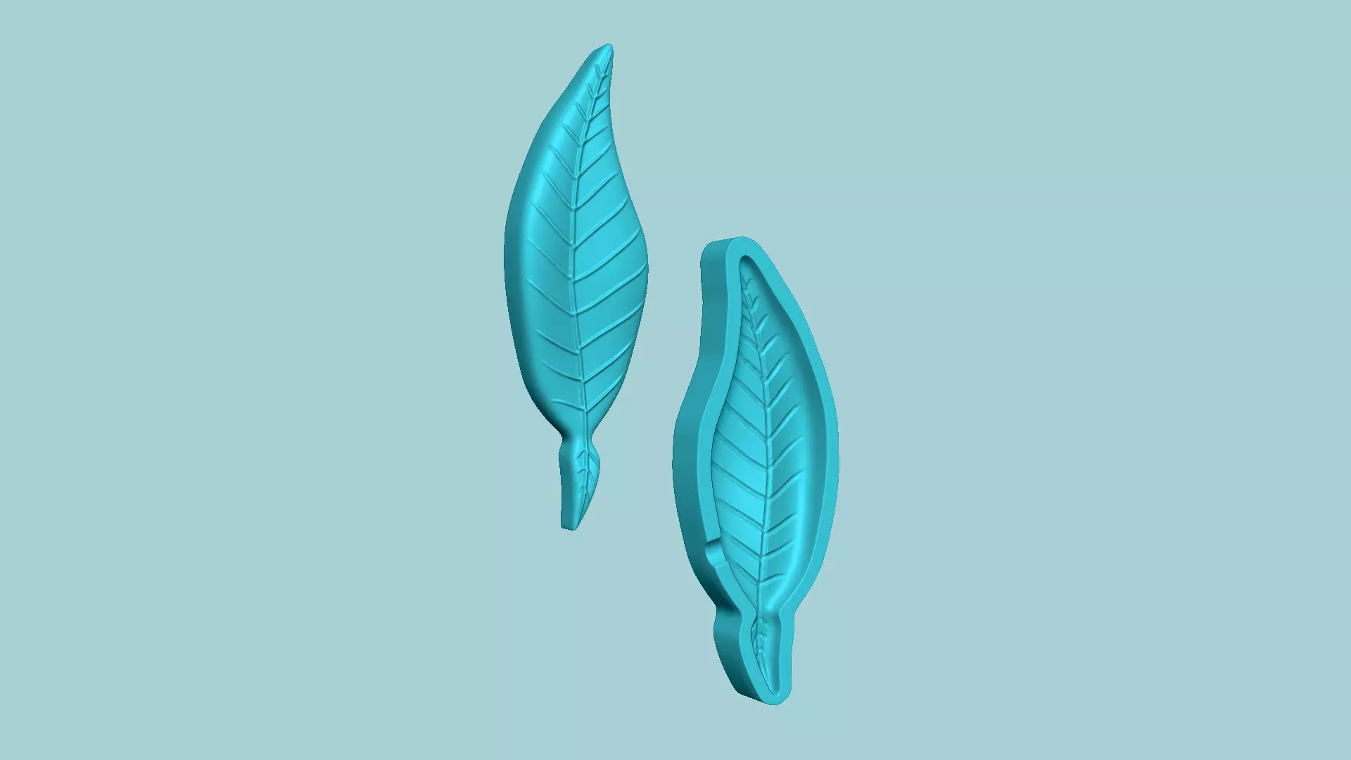 Bitter Orange Leaf - Molding Artificial EVA Craft 3D print model_0