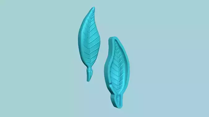 Bitter Orange Leaf - Molding Artificial EVA Craft 3D print model