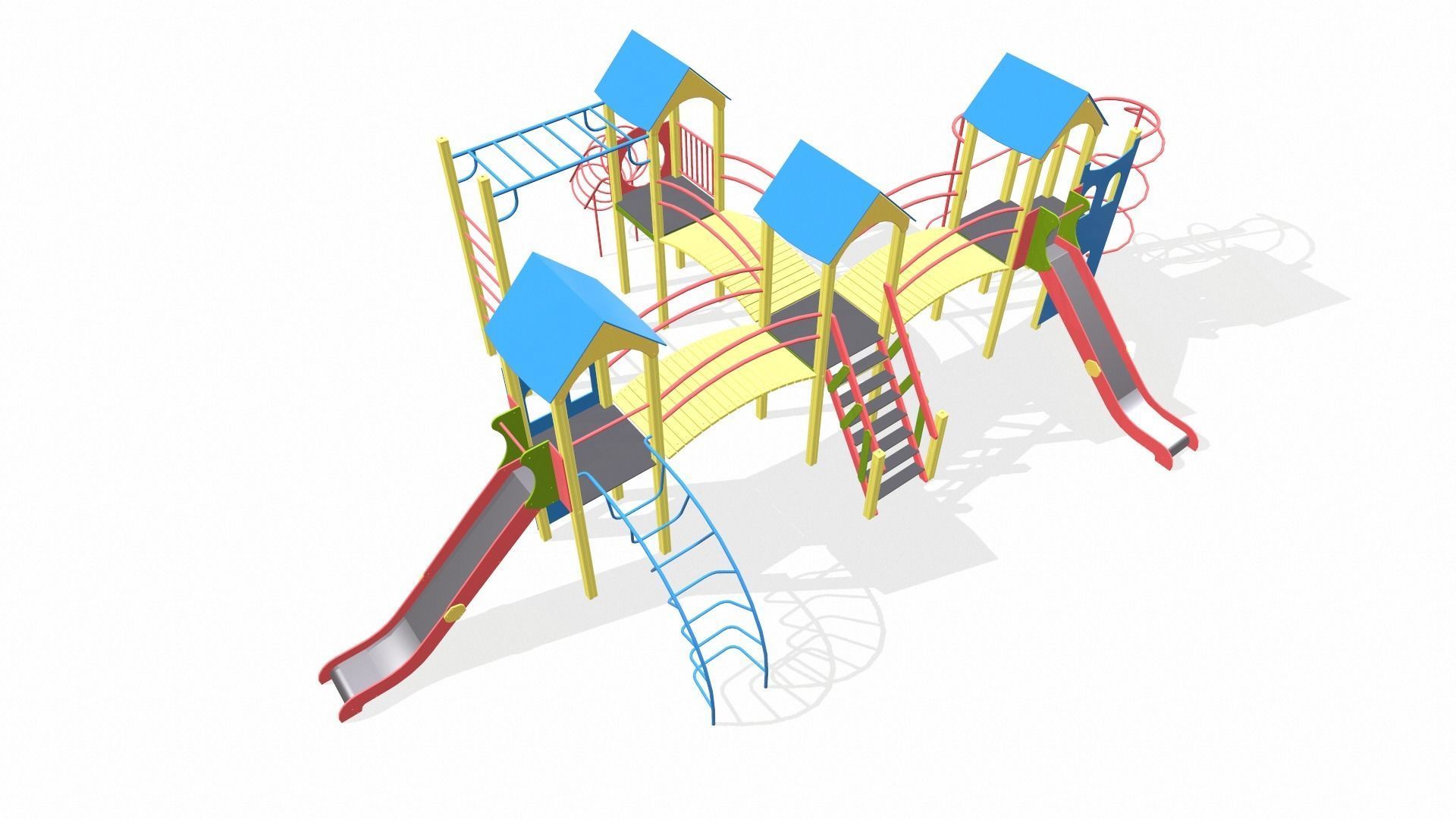 Playground for kids 3D model_11