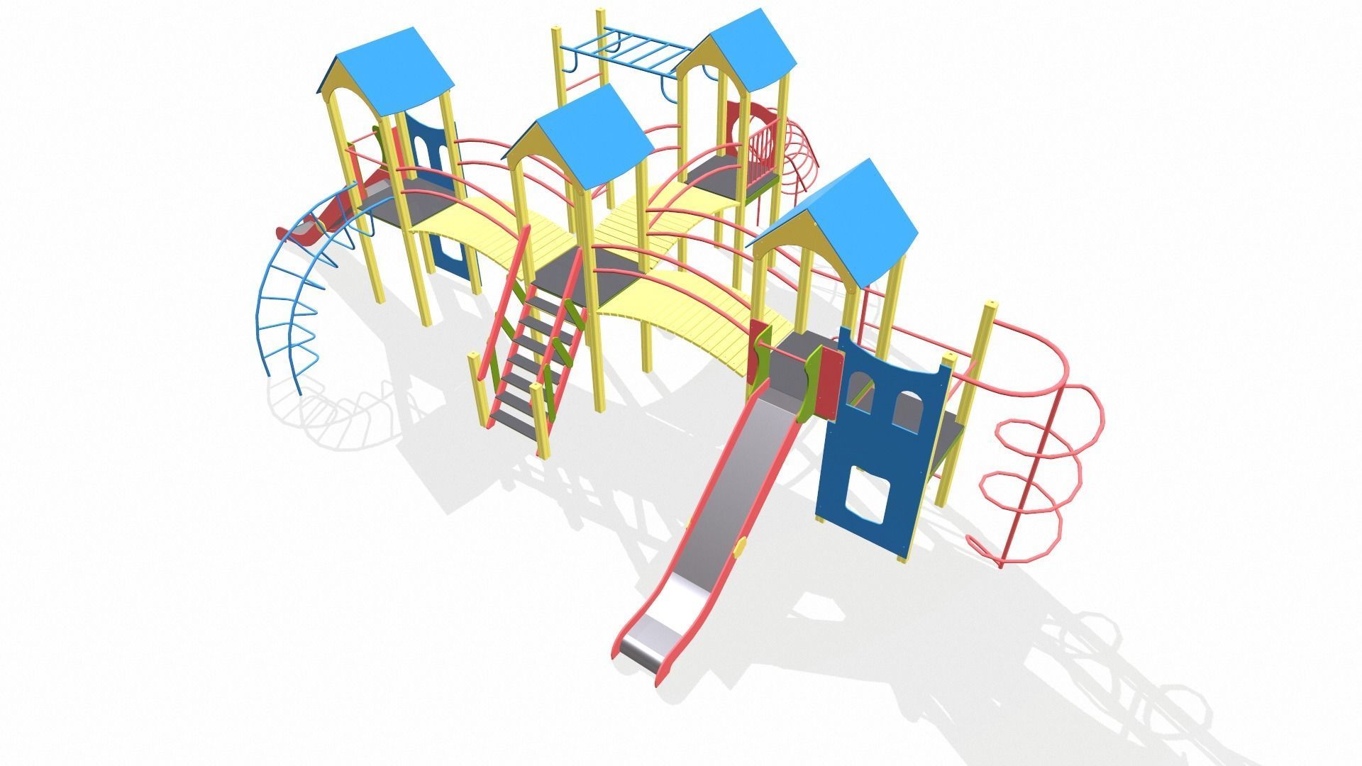 Playground for kids 3D model_3