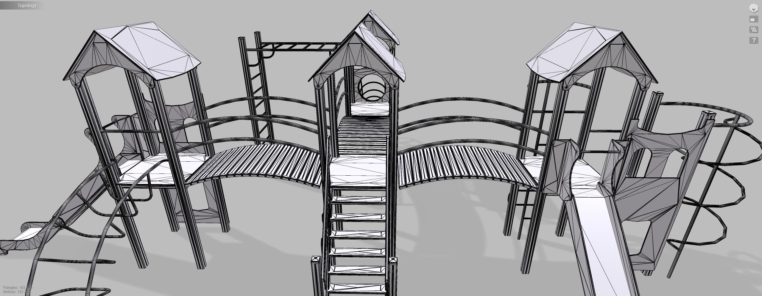 Playground for kids 3D model_13